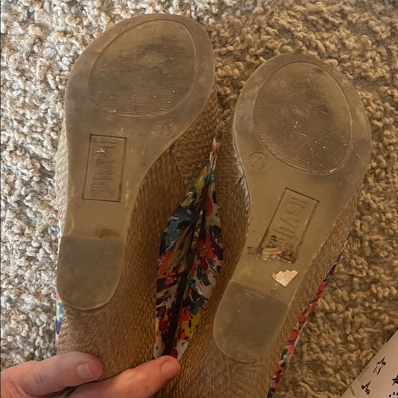 Brash Colorful Floral Heels - Picture 4 of 4